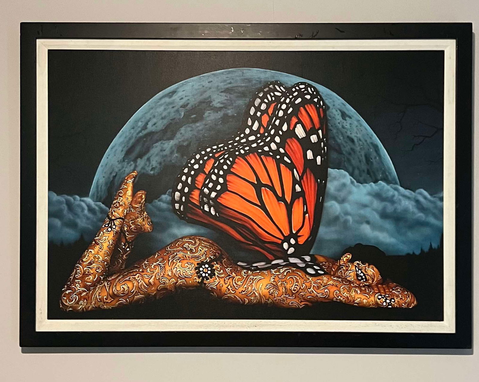 Craig Tracy Monarch: Craig Tracy "Monarch" 44" x 32" limited edition Giclee on canvas no paperwork Gp