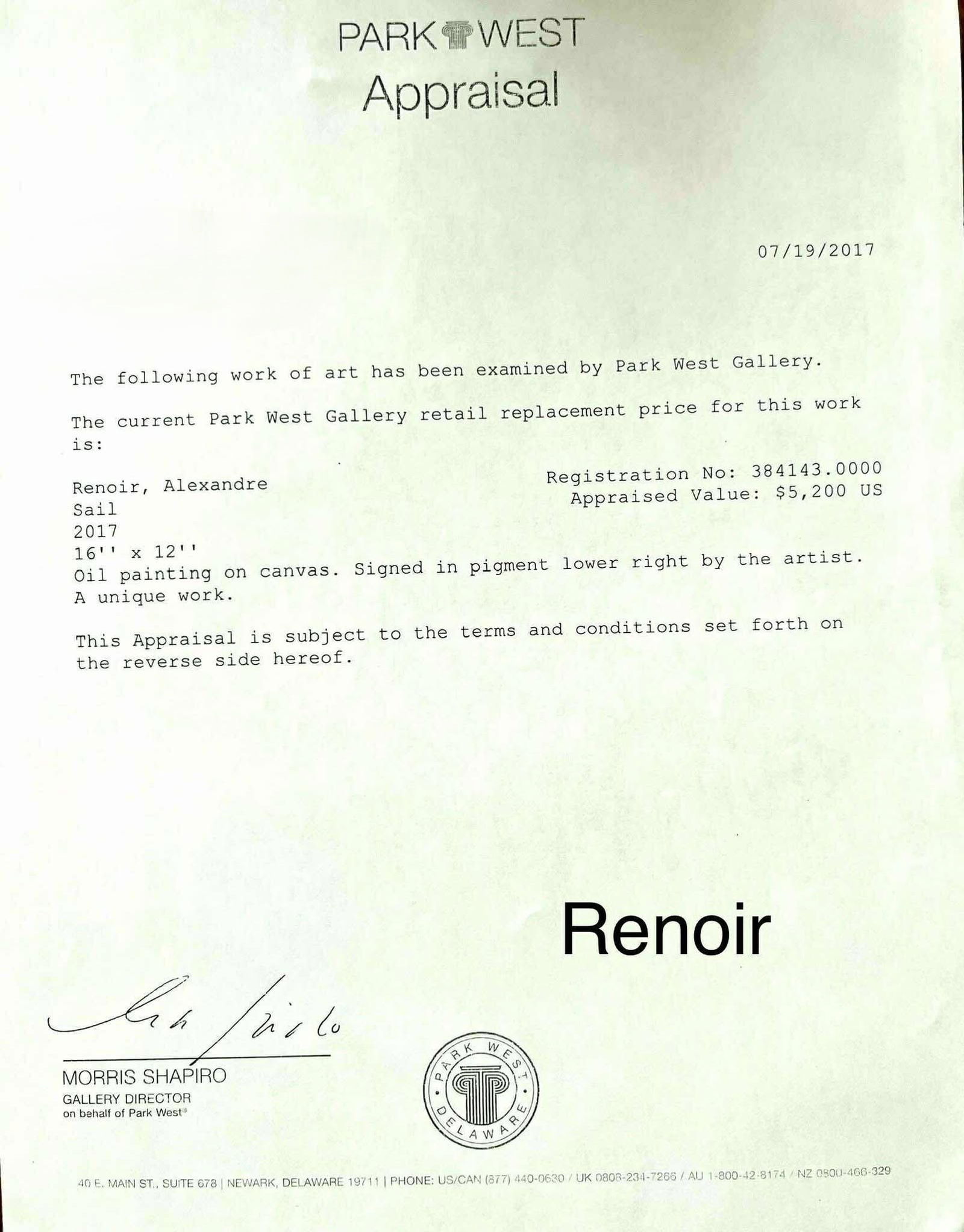 Alexandre Renoid Sail unique - 3