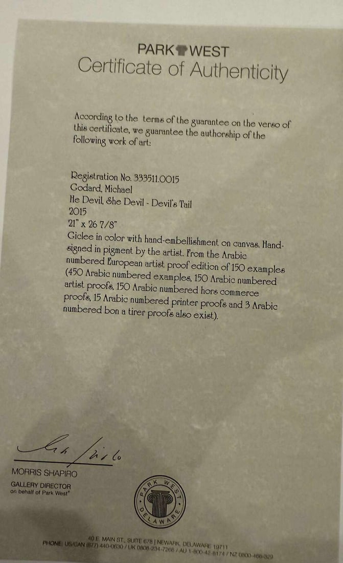 Michael Godard He Devil, She Devil - Devils Tail - 3