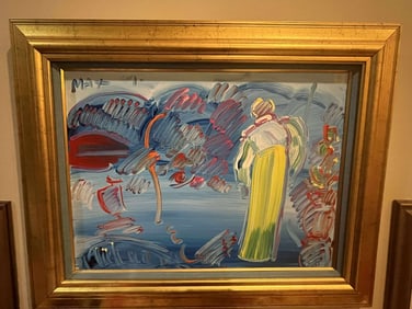 Peter Max Ascending Angel