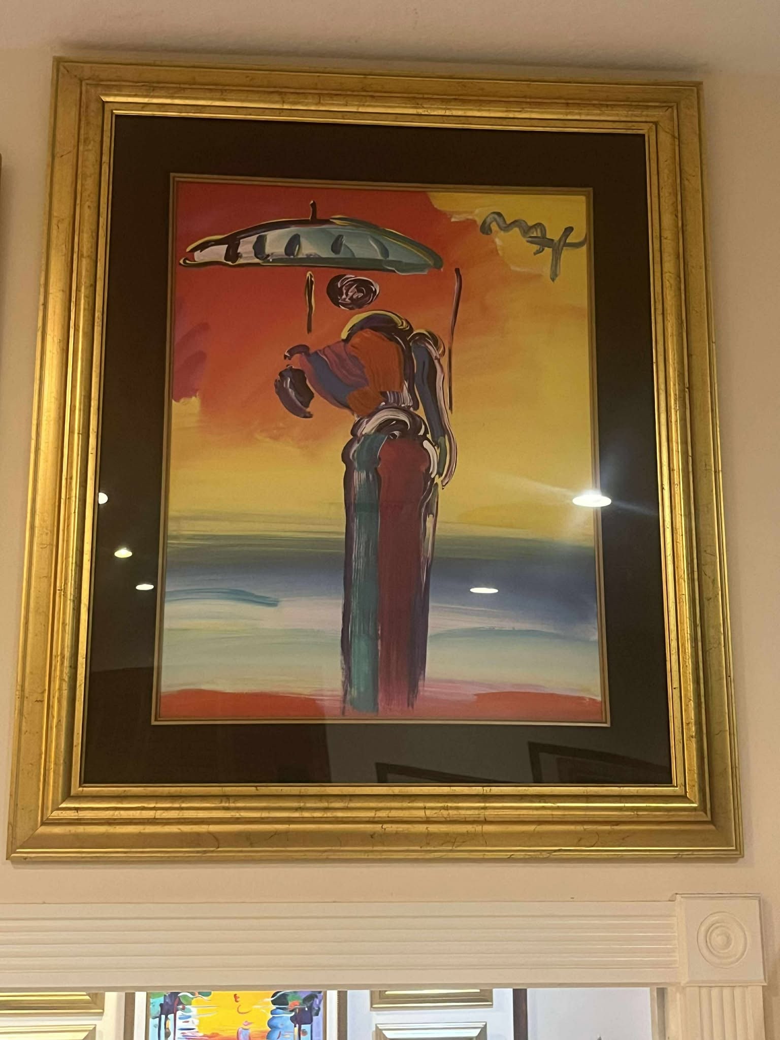 Peter Max Umbrella Man with Cane (1 of 3)