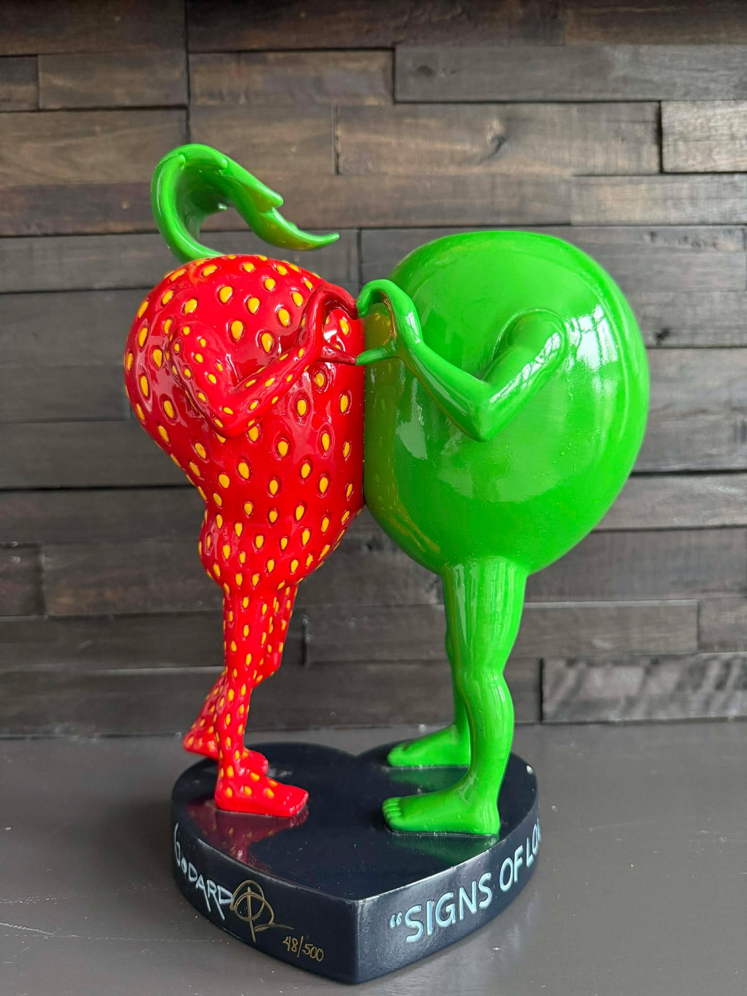 Michael Godard Signs of Love: Michael Godard "Signs of Love" Sculpture no paperwork. TMP