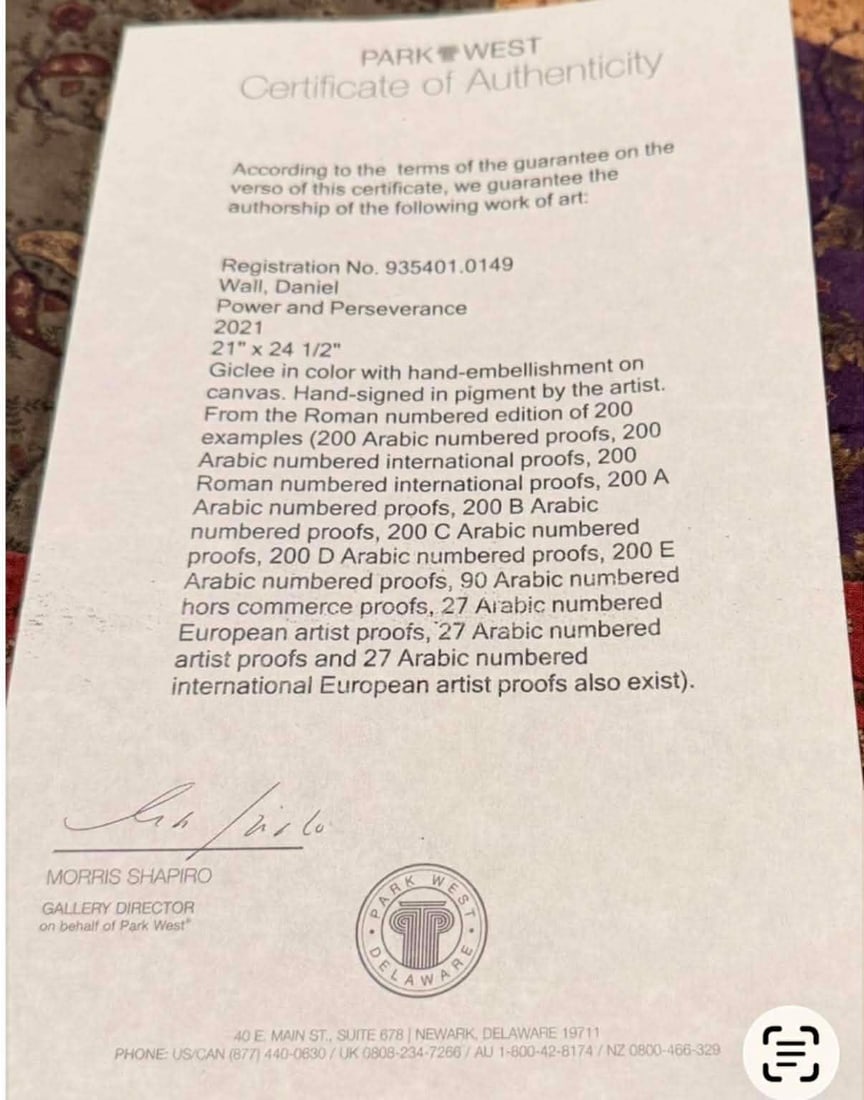 Daniel Wall Power and Perseverance - 2