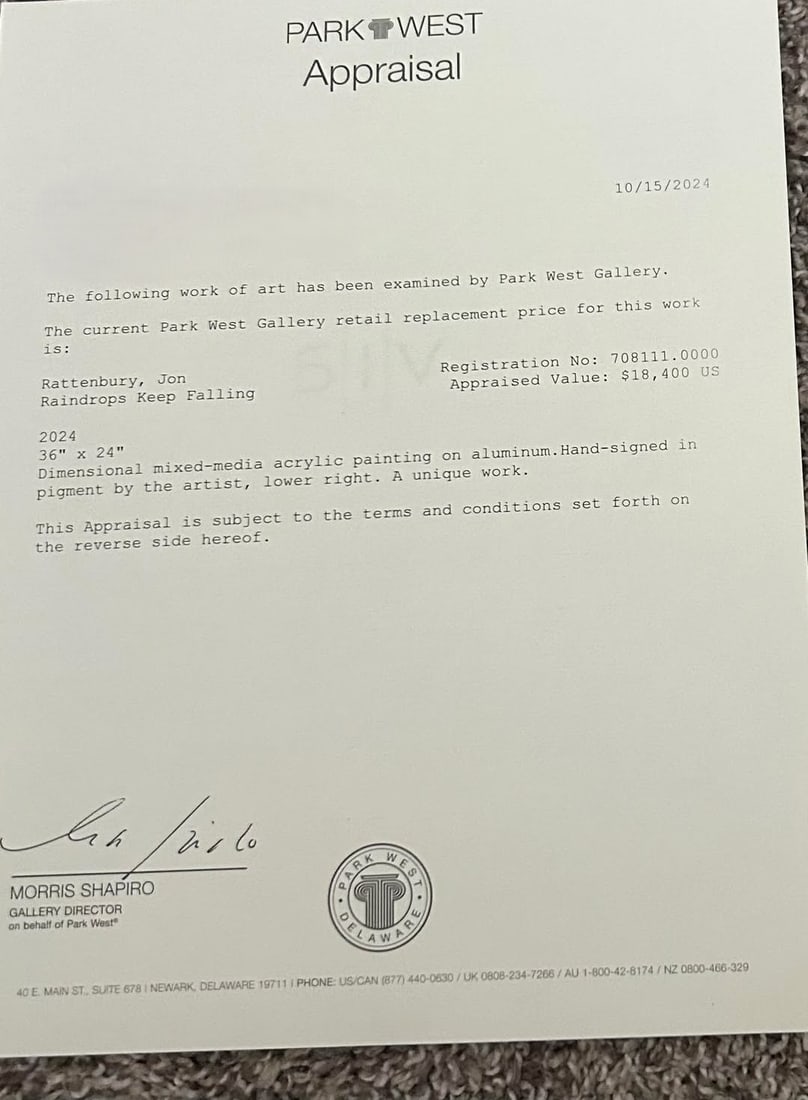 Jon Rattenbury Raindrops Keep Falling - 3