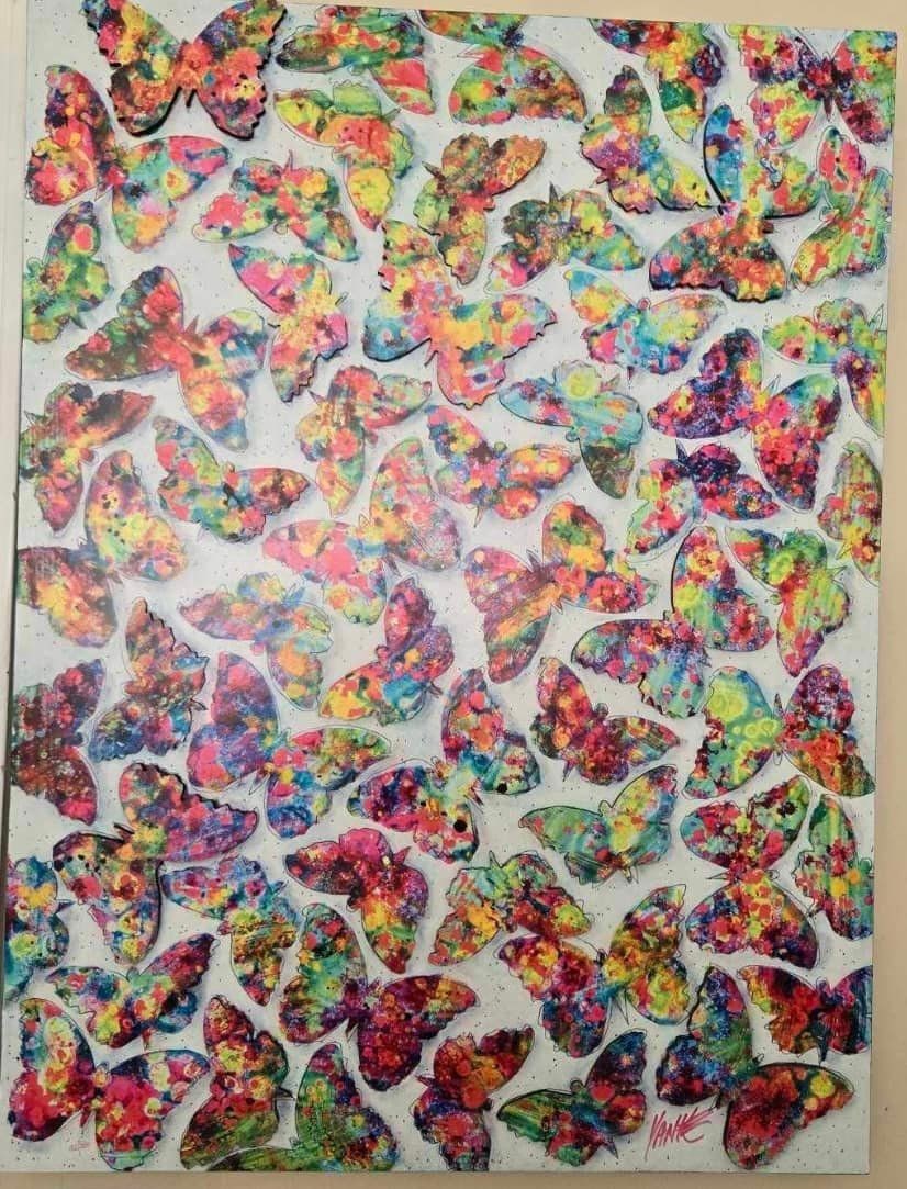 Peta Louthias: Tim Yanke "Peta Louthias" 2019 Augmented reality enabled three dimensional polyvinyl resin construction with archival UV ink. Hand-signed in pigment lower right by the artist. 30" x 22 1/2" LE 200