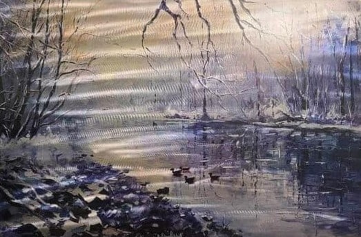 Daniel Wall Winter River - 2