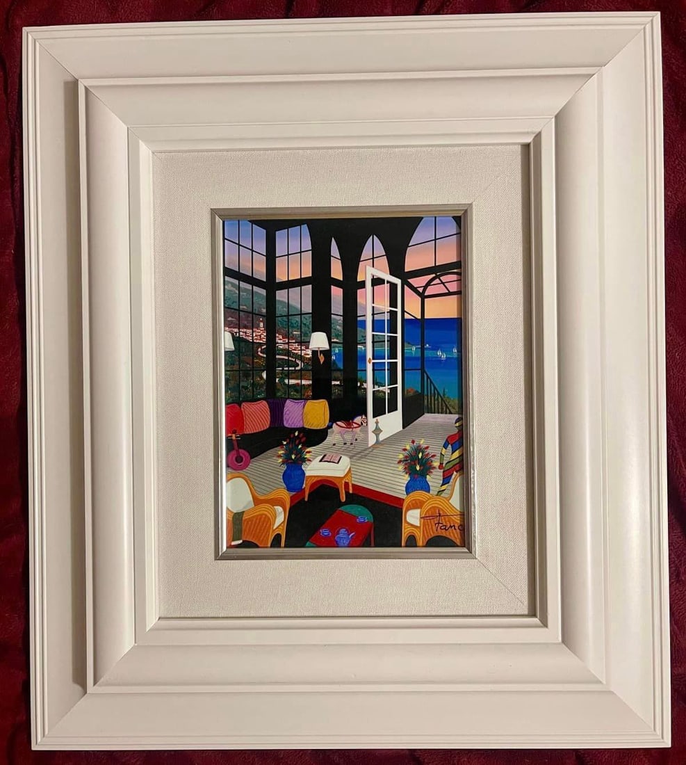 Fanch Gothic View: Fanch, (francois Ledan) "Gothic View" 2016 8 1/2"x 6 1/4" image size Digital multiple on aluminum through dye sublimation. Hand-signed in ink lower right by the artist. Gallery framed LE COA