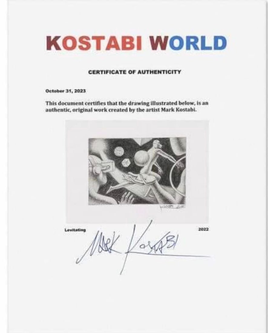 Mark Kostabi Levitating - 3