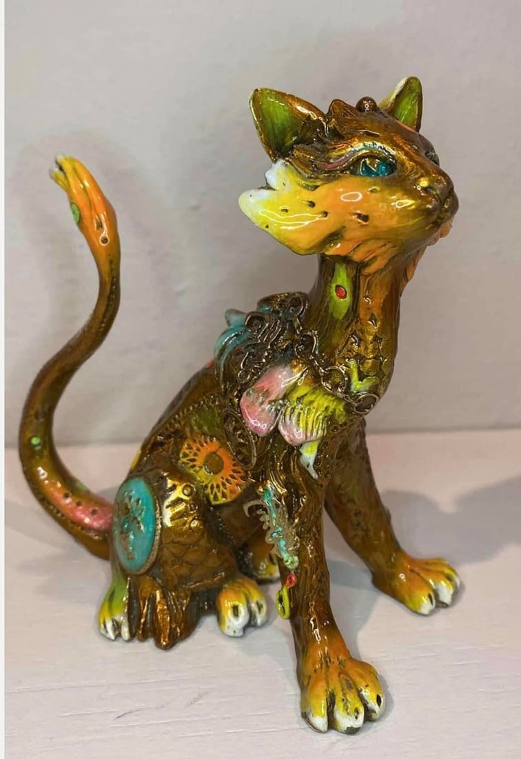 Sally: Nano Lopez "SALLY" 5" x 3" x 5.5 Bronze Casting with hand applied Patina " LE # 795/895 Comes with giclee