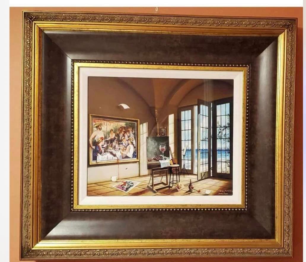 Quiet Day: Orlando Quevedo "Quiet Day" 2017 11 1/2" x 14" image size Digital multiple on aluminum through dye sublimation. Hand-signed in pigment lower right by the artist. Gallery framed LE 450 COA