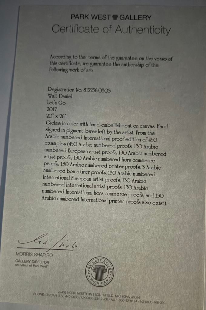 Daniel Wall Let's Go - 3