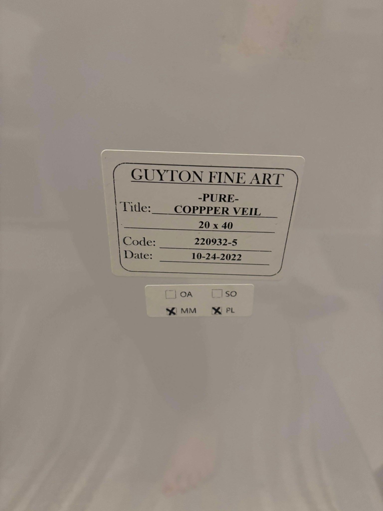 Patrick Guyton Copper veil Unique - 2