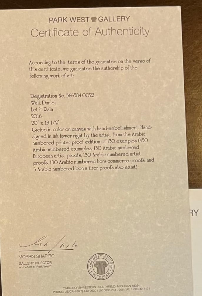 Daniel Wall Let It Rain - 3