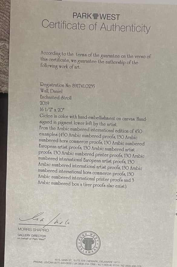 Daniel Wall Enchanted Stroll - 2