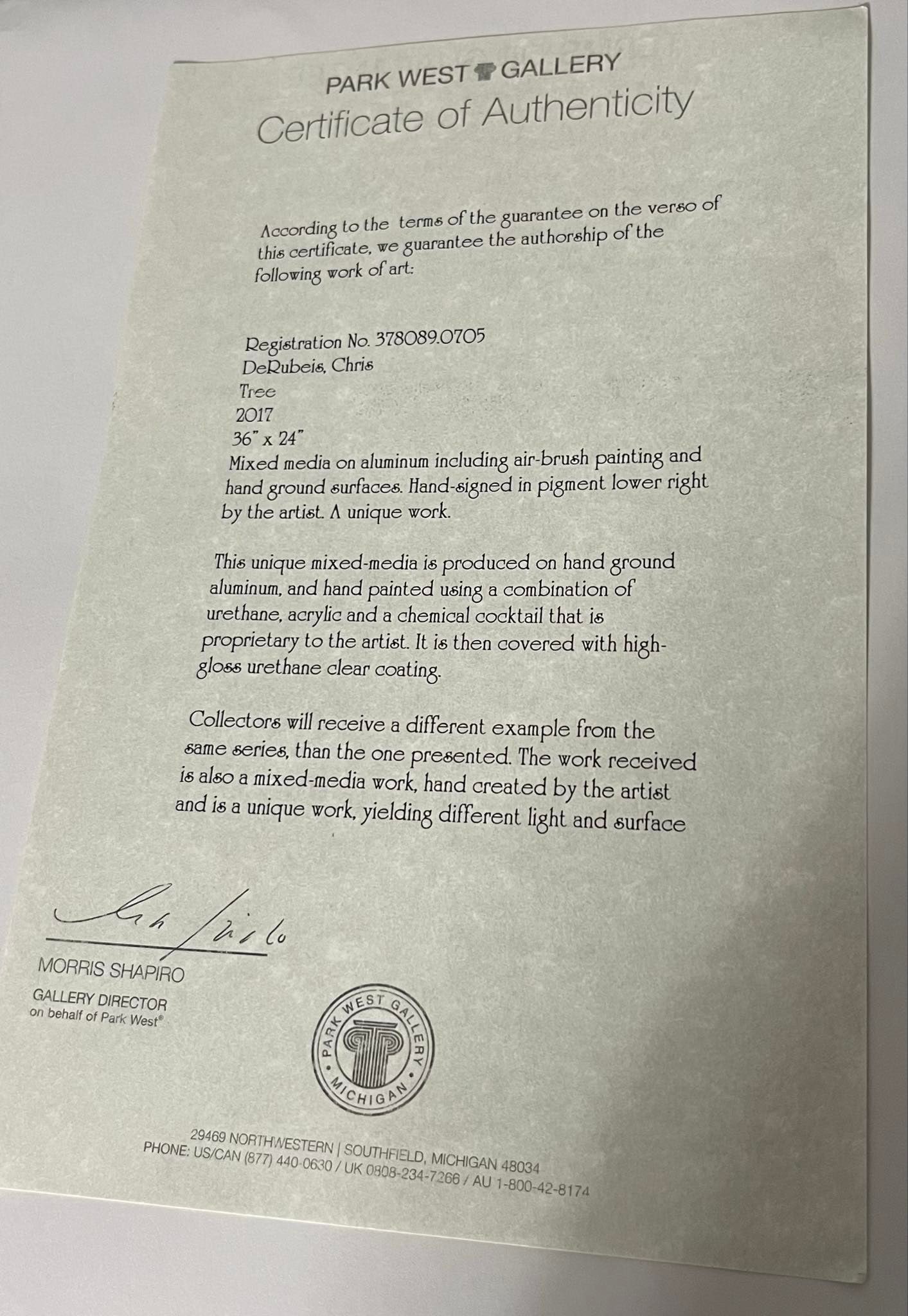 Chris DeRubeis Tree - 3