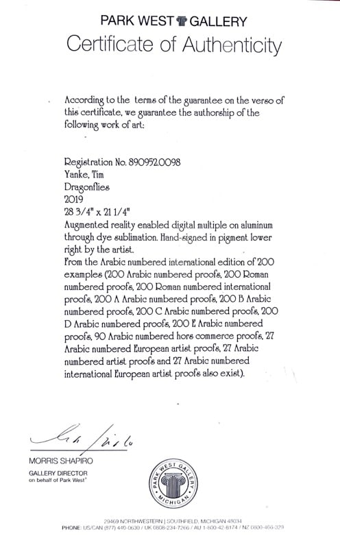 Tim Yanke Dragonflies - 2
