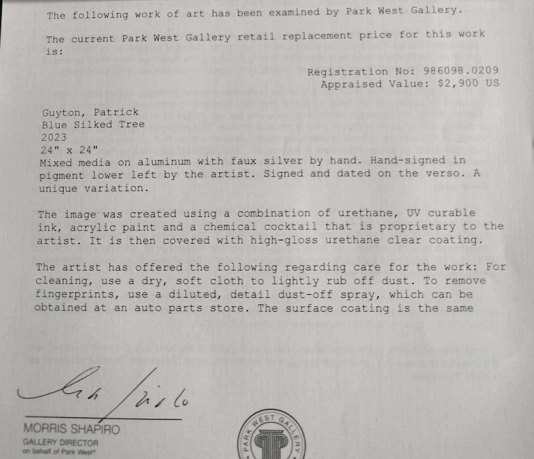 Patrick Guyton Blue Silked Tree - 3