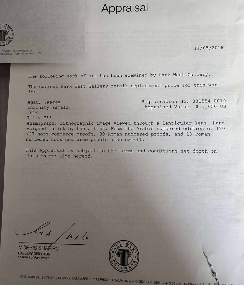 Yaacov Agam Infinity (small) - 3