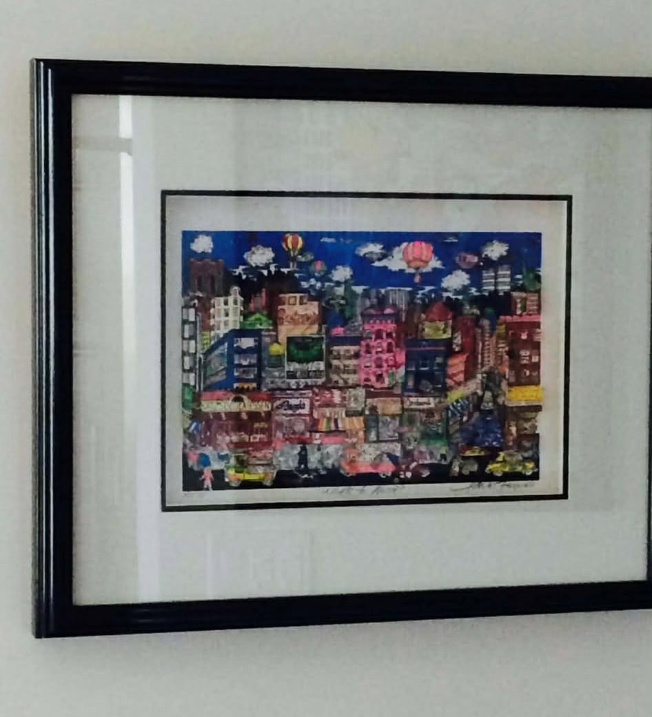 Charles Fazzino Whats to Nosh: Charles Fazzino "Whats to Nosh" no paperwork 9 1/2" x 13 7/8" image size