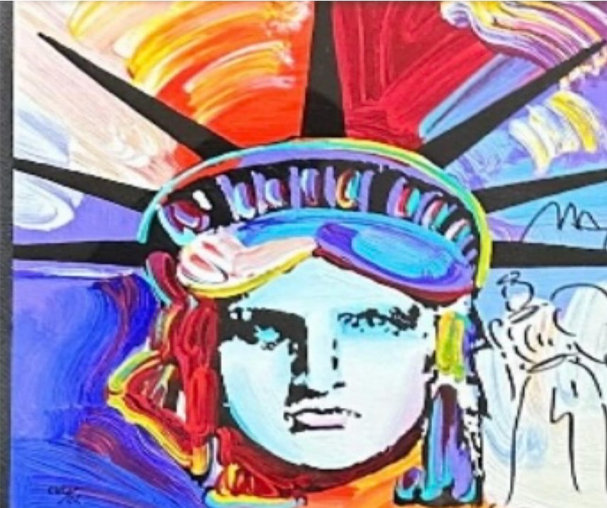 Peter Max Liberty Head - 2