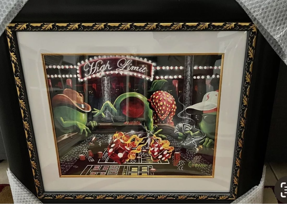 Shooters: Michael Godard, "Shooters" 2009, 16"x20" (Image size) Seriolithograph in color on woven paper. Hand-signed by the artist in ink, lower right and numbered in Arabic, lower left.