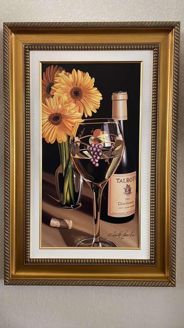 Tallbott: Scott Jacobs "Talbott" 2005 28" x 15" image Giclee in color on canvas. Signed in ink lower right and numbered. LE edition of 495 Gallery framed COA