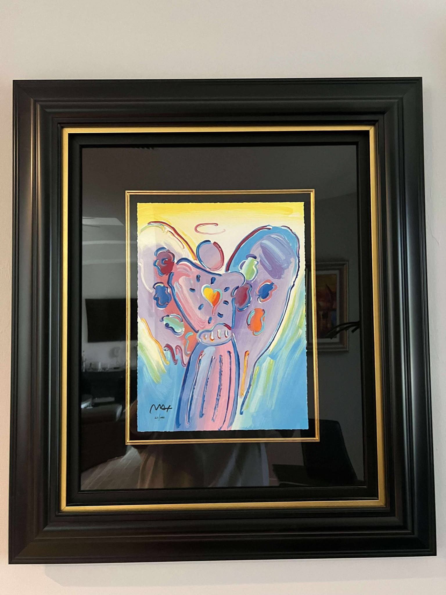 Peter Max Angel with Heart (1 of 2)