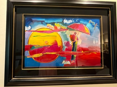 Peter Max New Moon II Unique