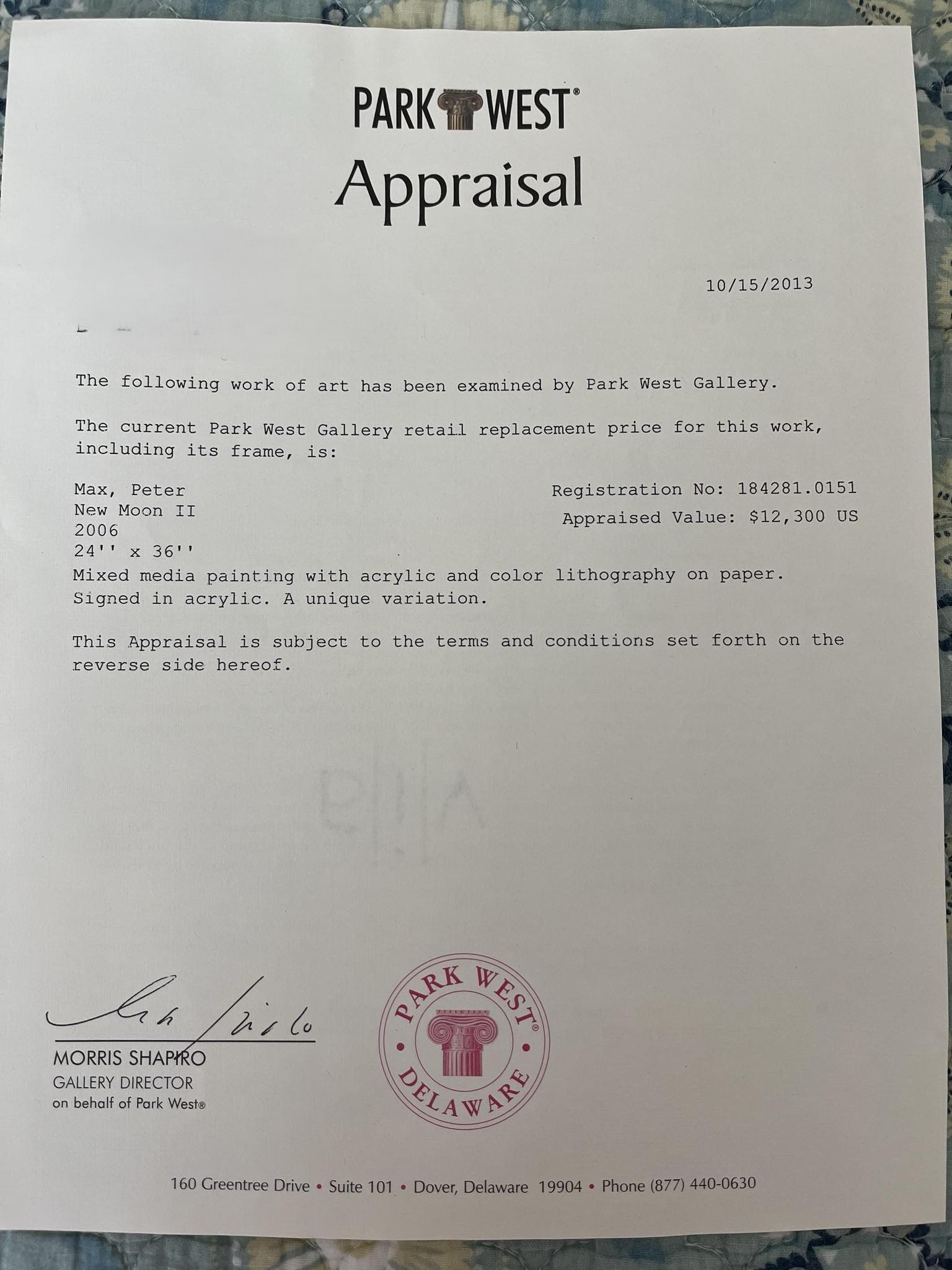 Peter Max New Moon II Unique - 4