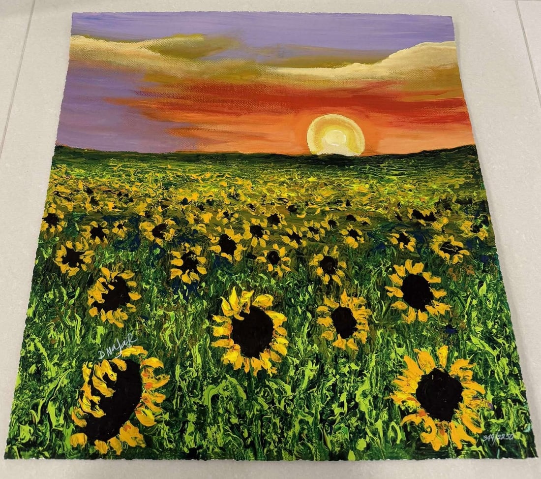 David Najar Summer Finds: David Najar "Summer Finds" 2021 18" x 18" image size Giclee in color on paper. Hand-signed by the artist. Unframed, COA, Will ship from Australia. CDG