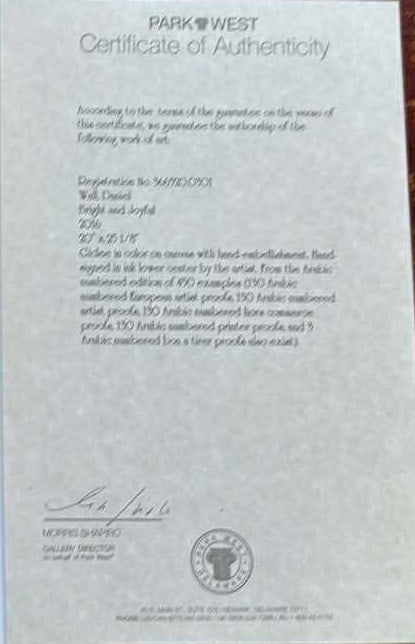 Daniel Wall Bright and Joyful - 2