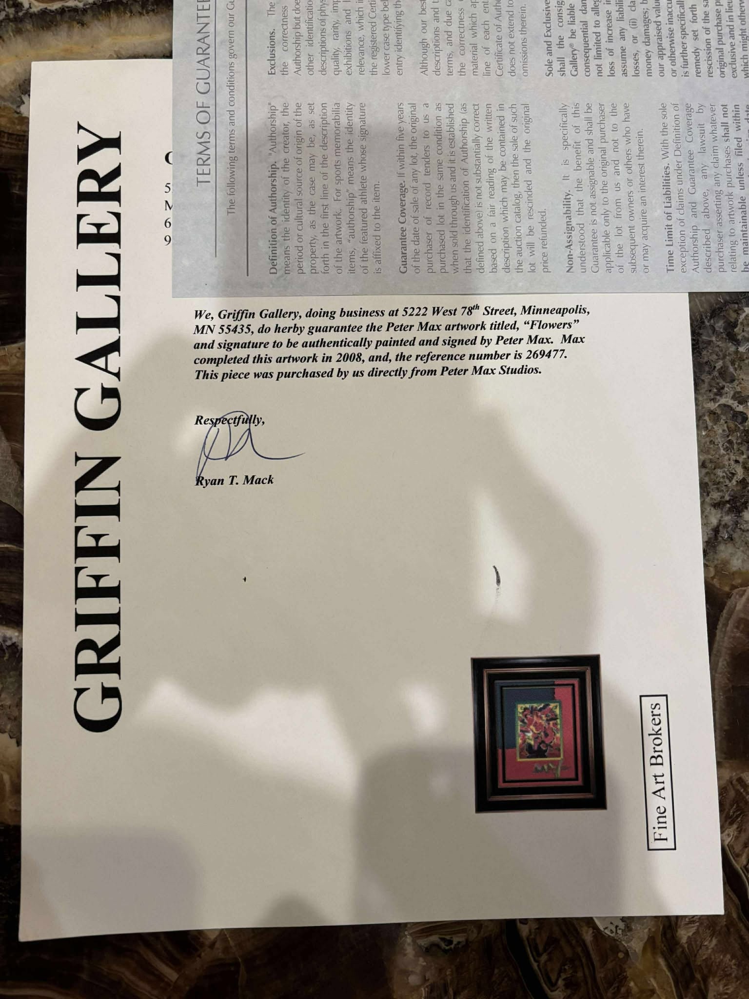 Peter Max Flowers - 2