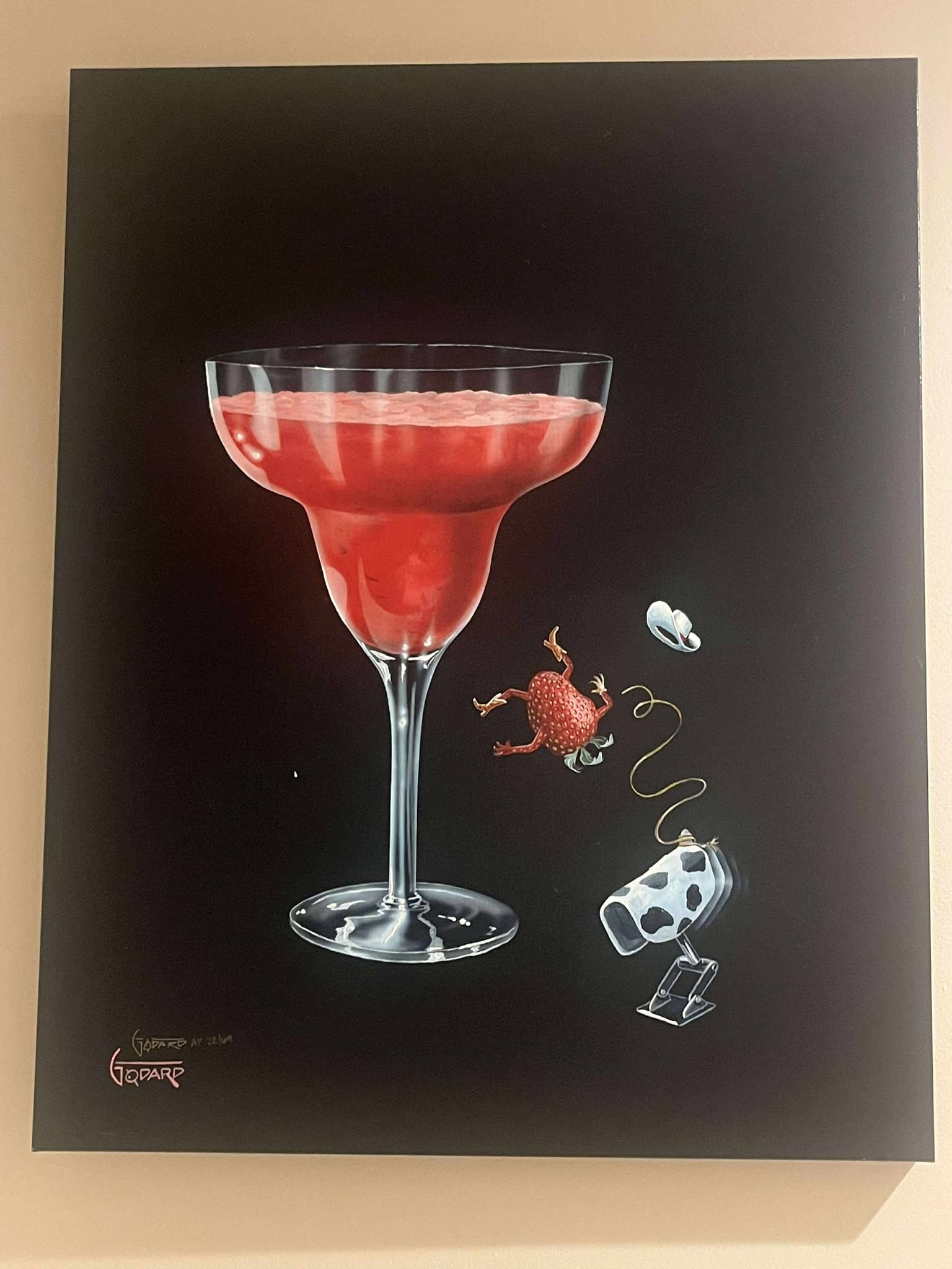 Michael Godard Strawberry Margarita: Michael Godard Strawberry Margarita No Paperwork