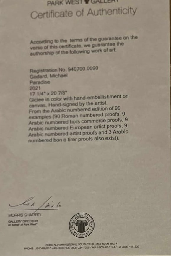 Michael Godard Paradise - 2