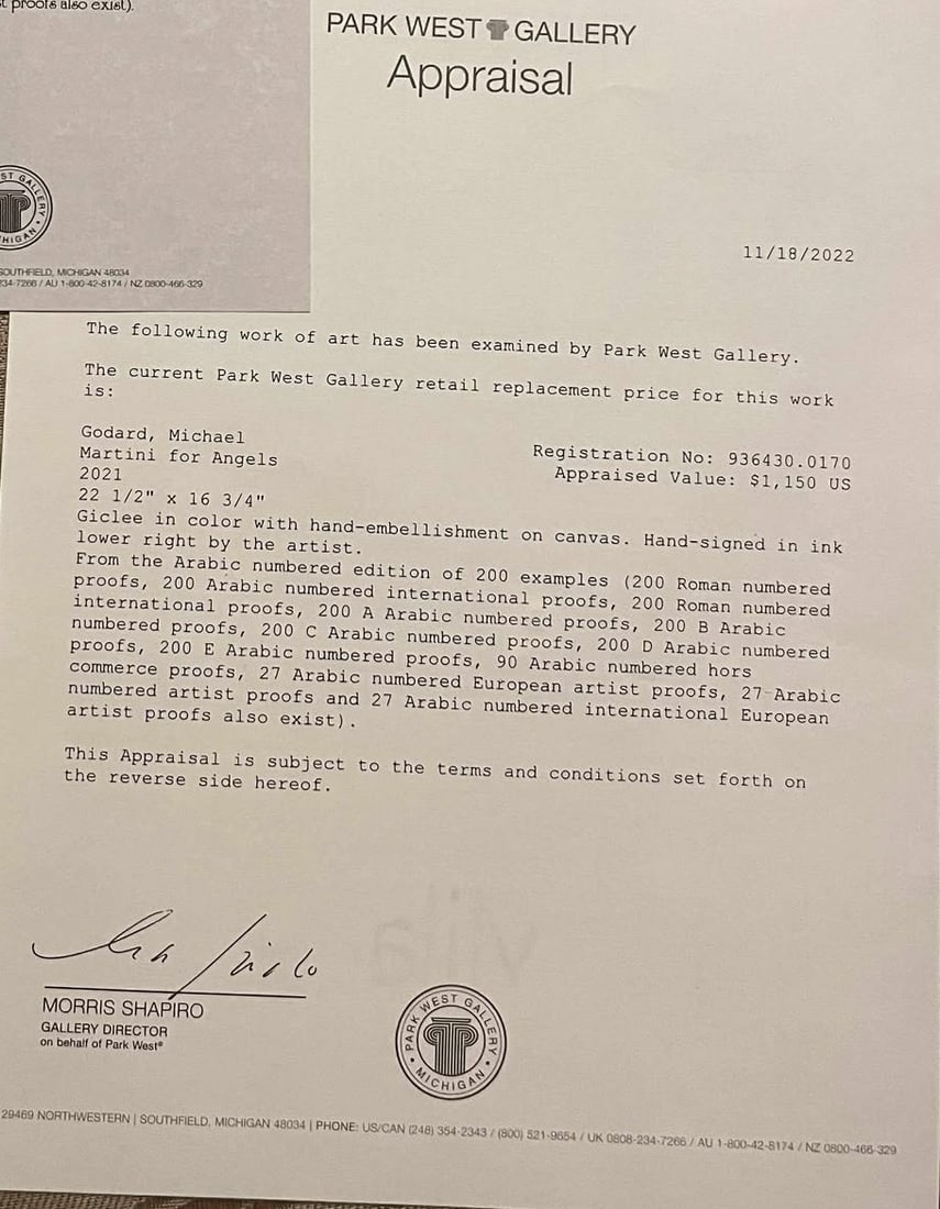 Michael Godard Martini - 3