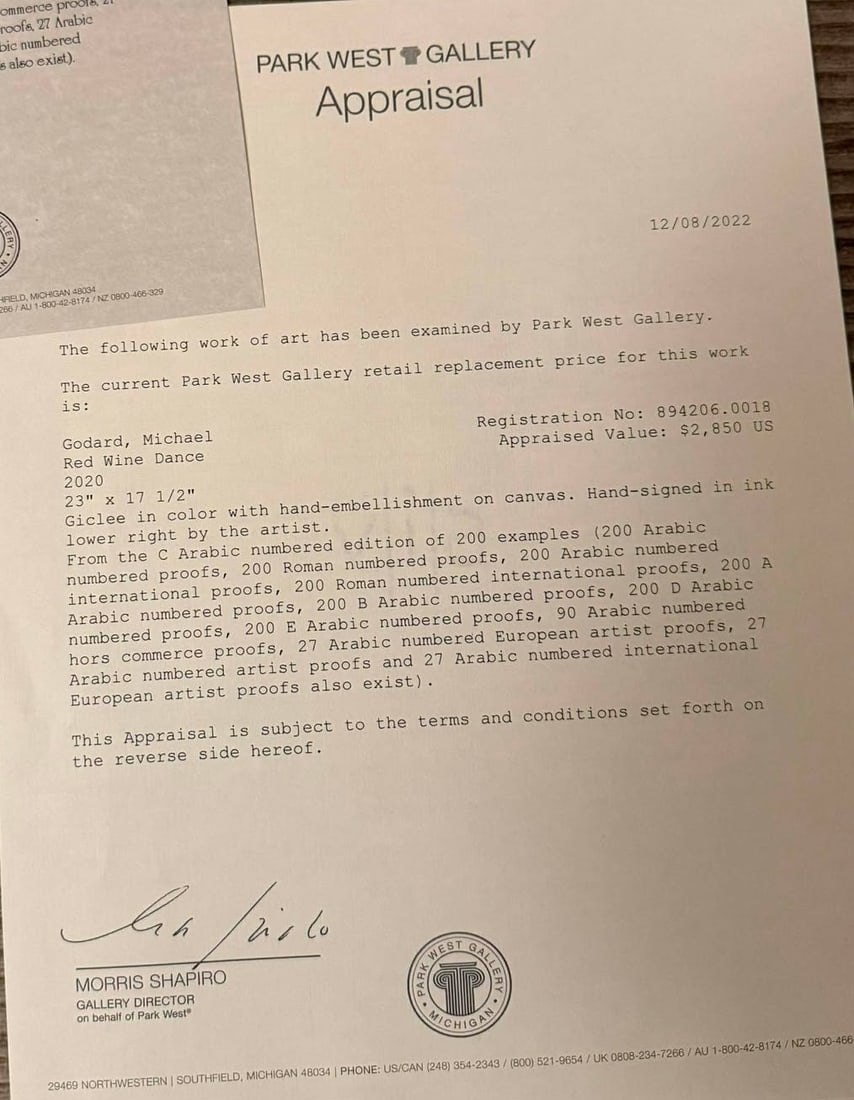 Michael Godard Red Wine Dance - 3