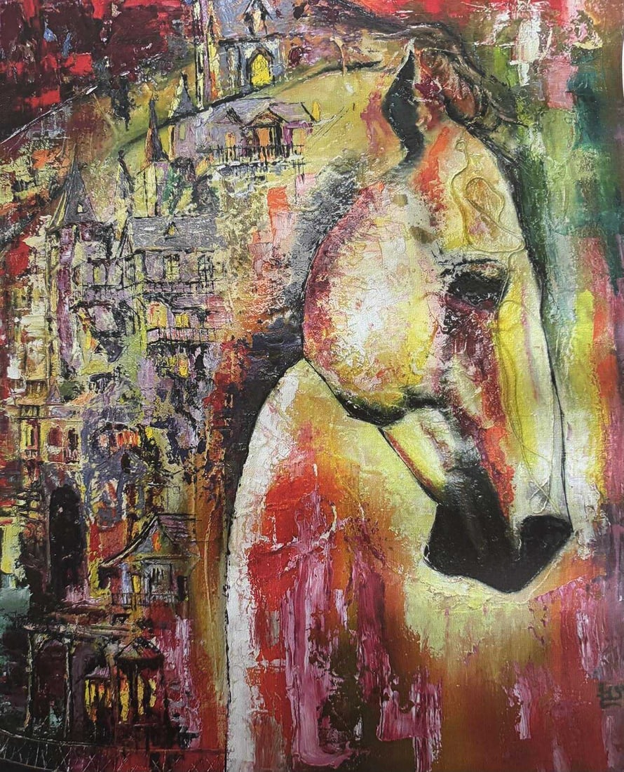 Yoandy Horse: Yoandy Horse head 22 x 18 giclee