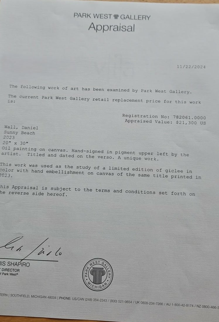 Daniel Wall Sunny Beach Unique - 3