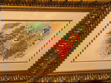 Itzchak Tarkay "Wonderous View num 23"