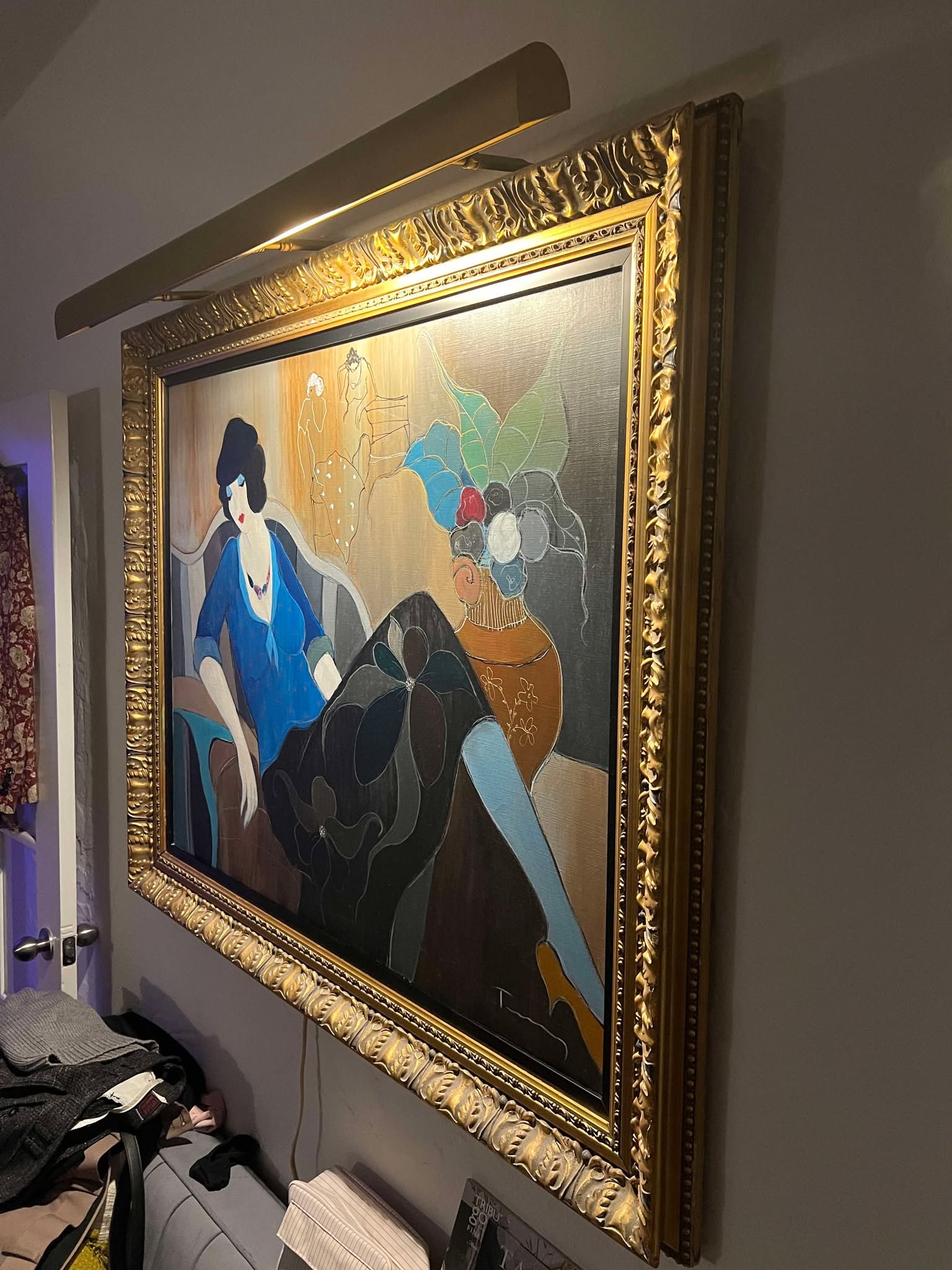 Itzchak Tarkay A Break From Tea UNIQUE - 3