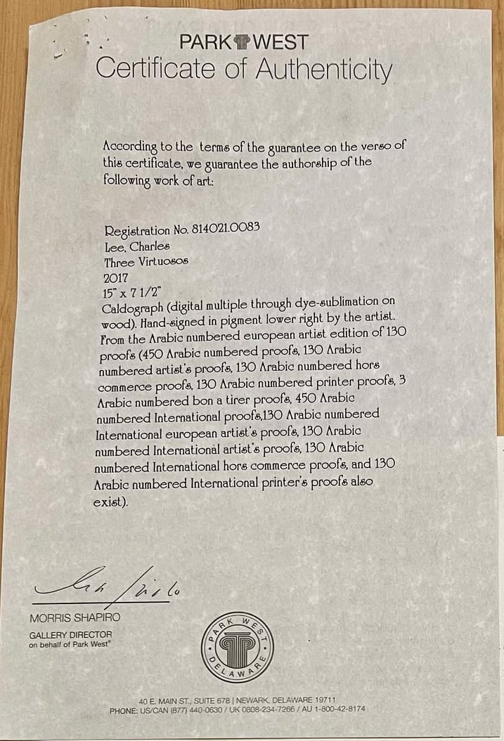 Charles Lee Three Virtuosos - 2