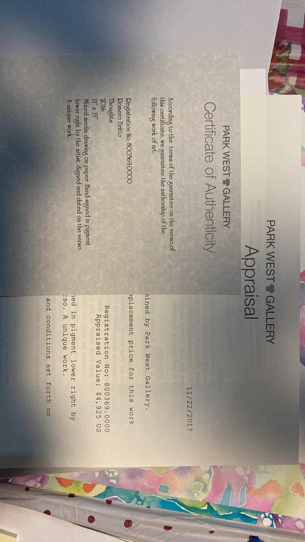 Romero Britto Thoughts - 2