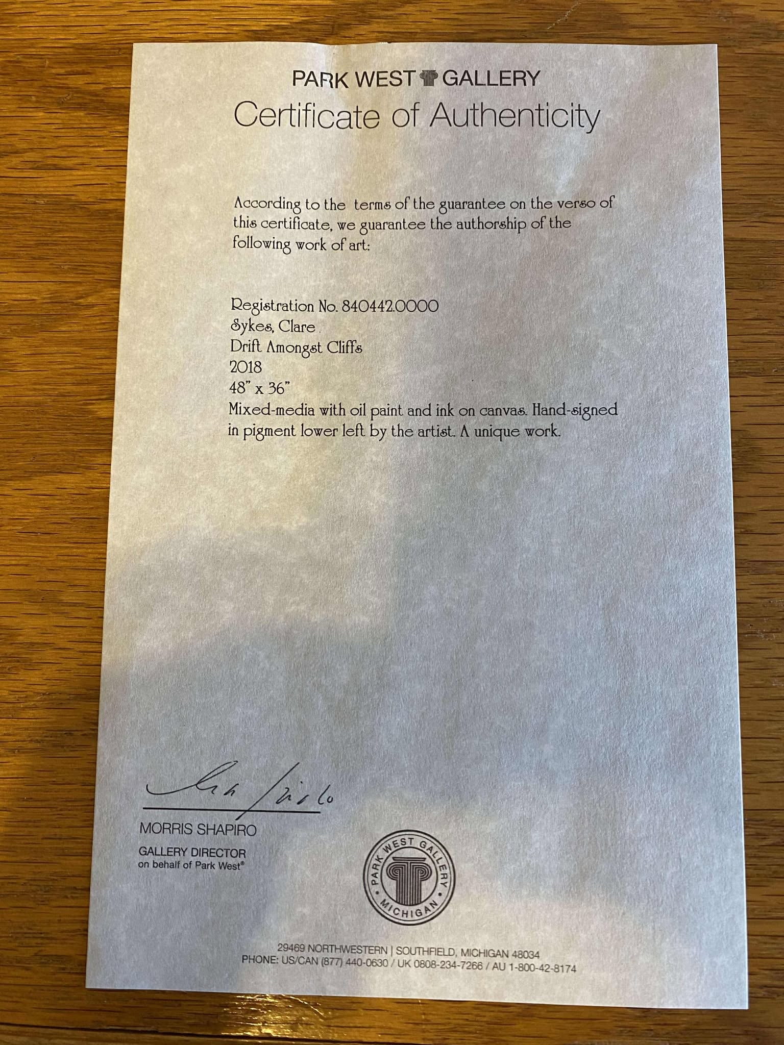 Clare Sykes "Drift Amongst Cliffs" - 4