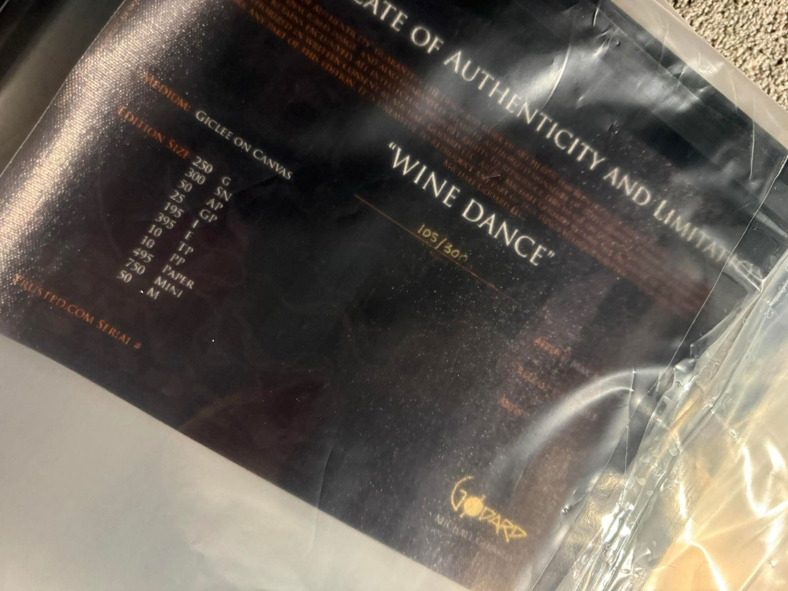 Michael Godard "Wine Dance - 3