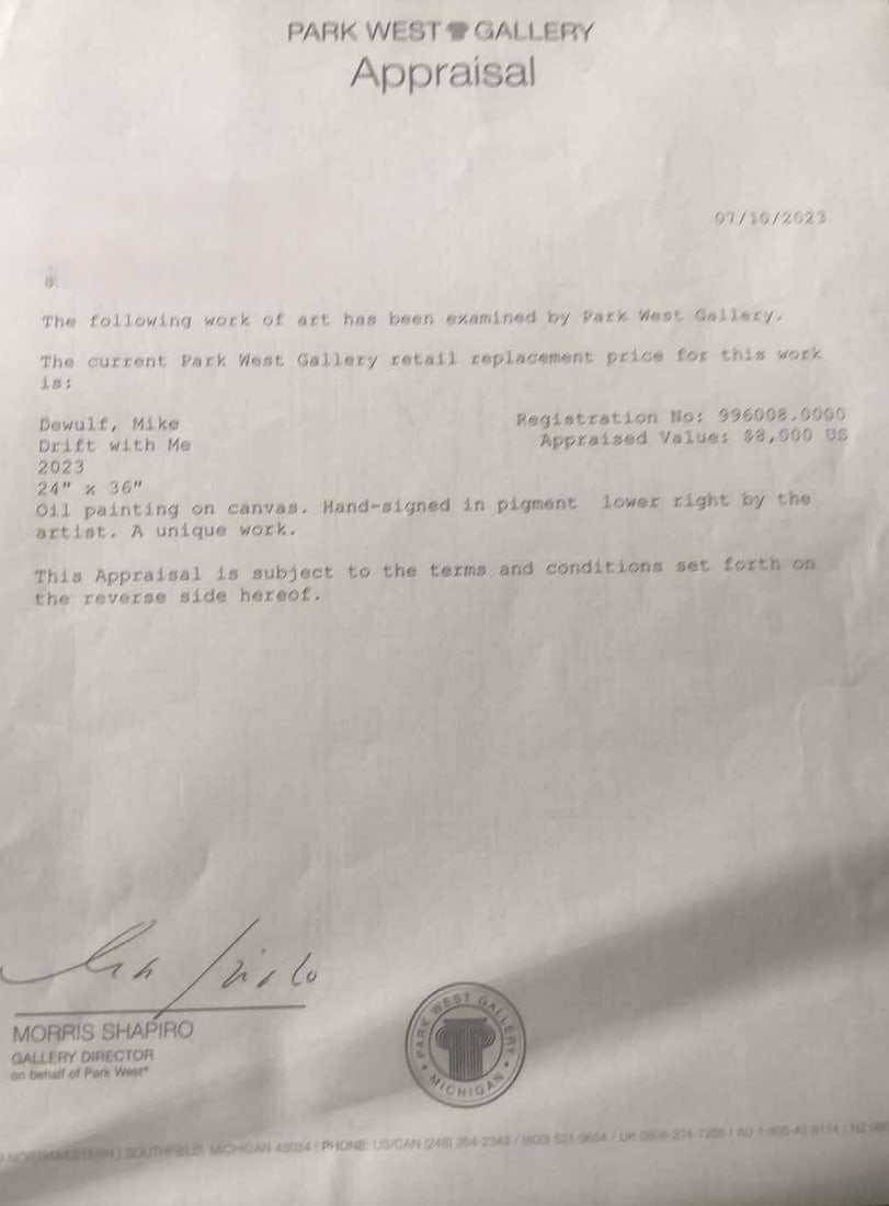 Mike Dewulf "Drift With Me" Unique - 3