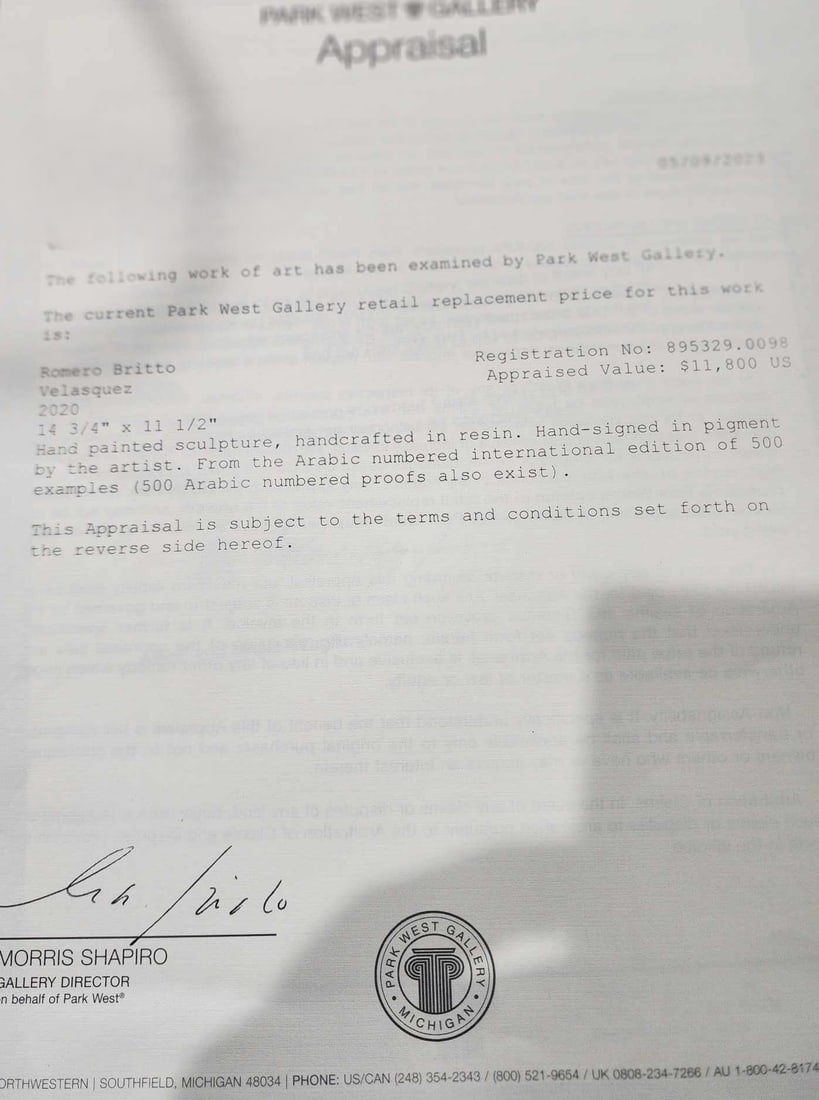 Romero Britto "Velasquez" - 4