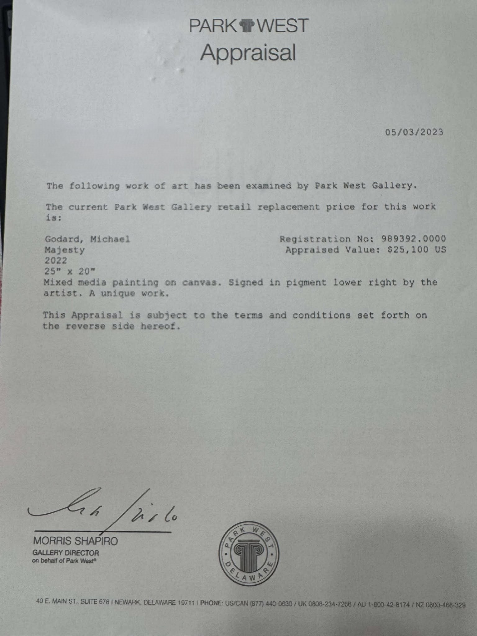 Michael Godard "Majesty" Unique - 2