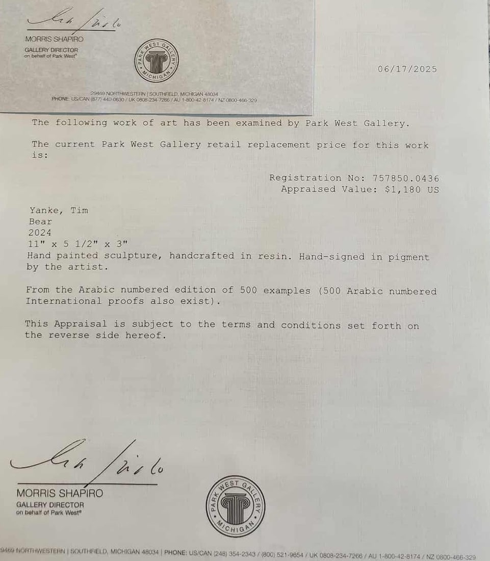 Tim Yanke "Bear" Sculpture - 5