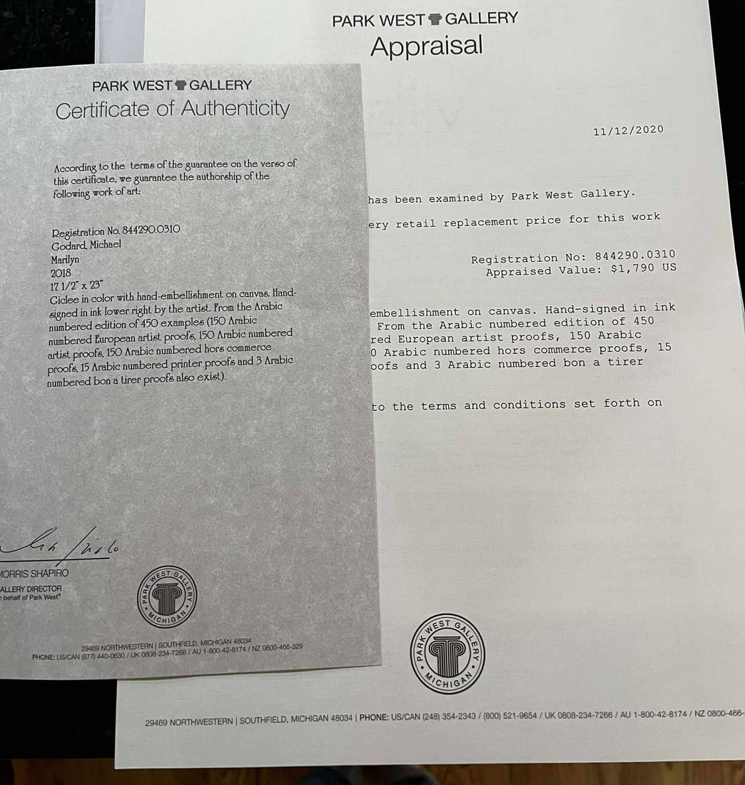 Michael Godard "Marilyn" - 4