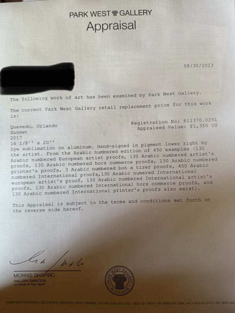 Orlando Quevedo "Sunset" - 2